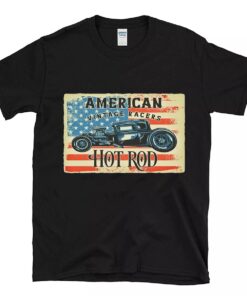 American vintage races hot rod T shirt