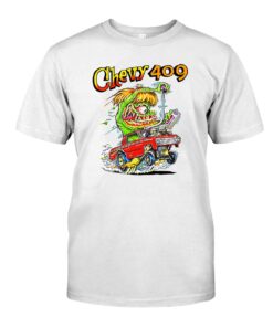 Chevy 409 hot rod WhiteShirt 1