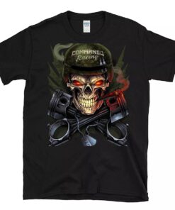 Commando racing hot rod T shirt