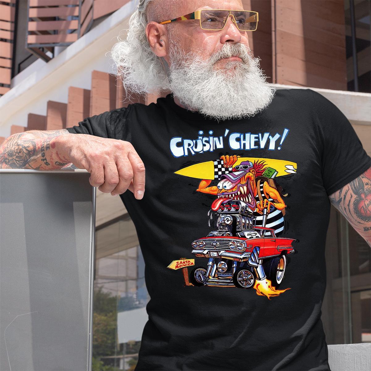 Cruisin chevy T shirt 2 Cruisin chevy BlackShirt 2 1360041570