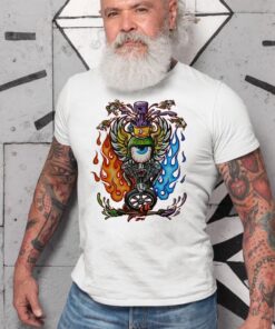 Eyesball hot rod kustom WhiteShirt 2