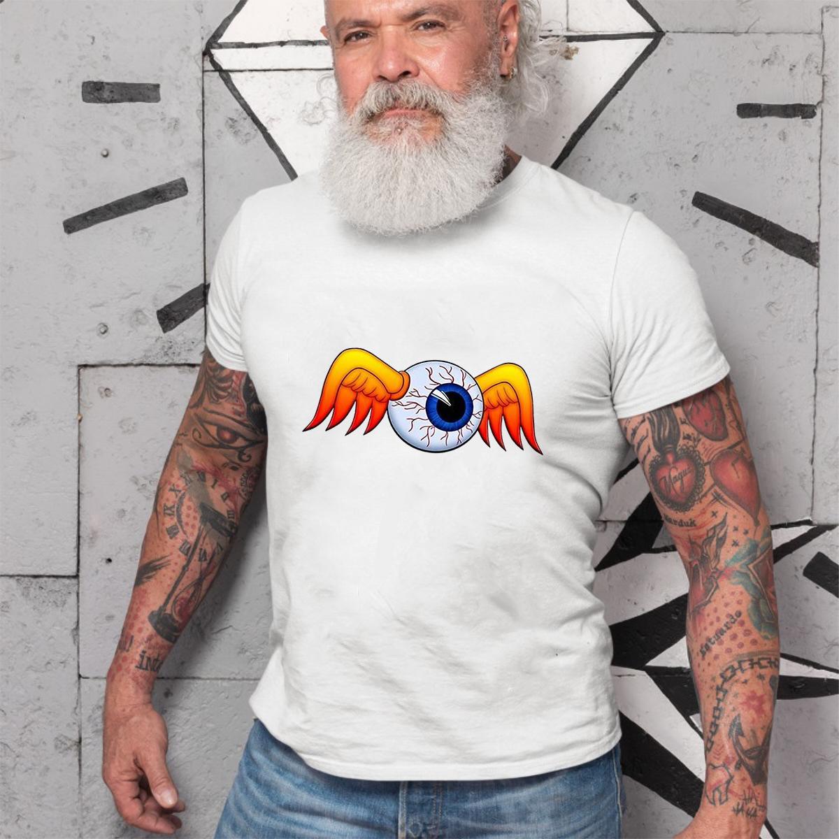Flying eyes ball hot rod T shirt 4 Flying eyes ball hot rod WhiteShirt 2 959068102