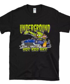 Frankenstein hot rod art T shirt