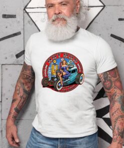 Gasline hot rod girl WhiteShirt 2