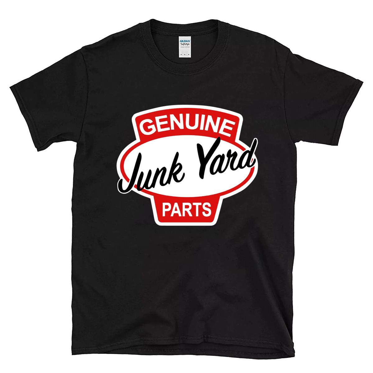 Genuine Junkyard parts hot rod T shirt 1 Genuine Junkyard parts hot rod BlackShirt 1