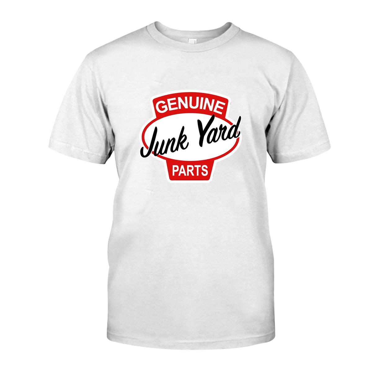 Genuine Junkyard parts hot rod T shirt 3 Genuine Junkyard parts hot rod WhiteShirt 1 1148673896