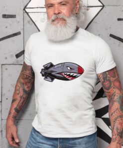 Hot rod bomber WhiteShirt 2