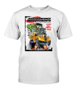 Hot rod monster WhiteShirt 1