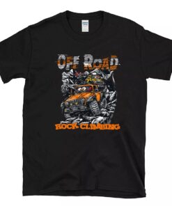 Hot rod off road rock climbing T shirt