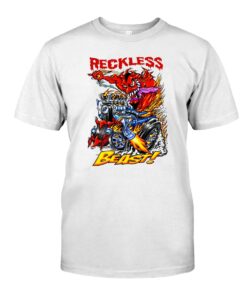 Hot rod reckless beast T shirt 7 Hot rod reckless beast WhiteShirt 1