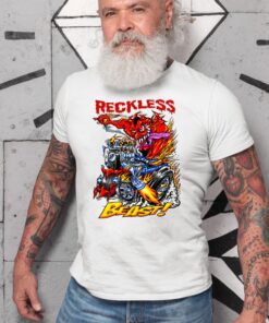 Hot rod reckless beast T shirt 8 Hot rod reckless beast WhiteShirt 2 115597c4e8