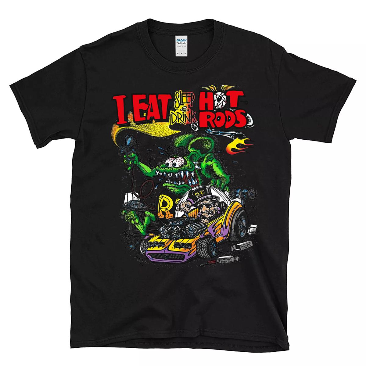 I eat sleep drink with hotrod T shirt 1 I eat sleep drink with hotrod BlackShirt 1