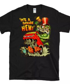 Its a Dodge hemi T shirt