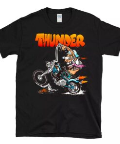 Motorcycle thunder hot rod T shirt