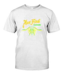 Pinstriping Rat fink kustom WhiteShirt 1 136626fc2f