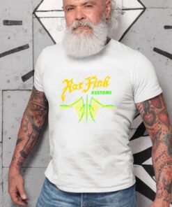 Pinstriping Rat fink kustom WhiteShirt 2 136639edc0