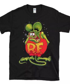 Rat Fink Garage Built hot rod T shirt