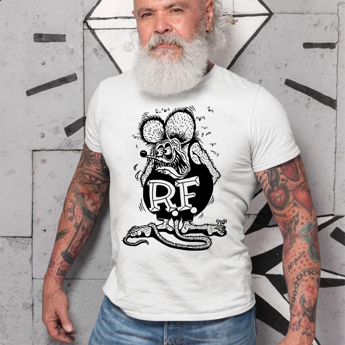 Rat Fink Hot Rod Originals Black T shirt 2 Rat Fink Hot Rod Originals Black WhiteShirt 2