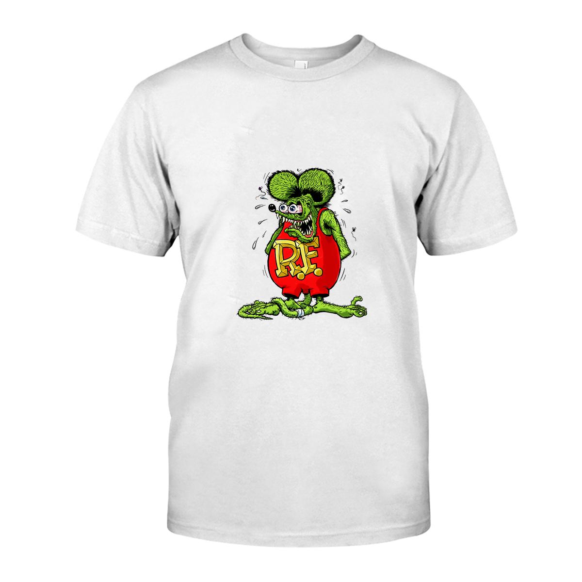 Rat Fink Hot Rod Originals T shirt 3 Rat Fink Hot Rod Originals WhiteShirt 1