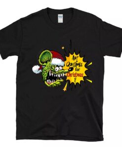 Rat fink any questions for christmas T shirt