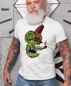 Rat fink hot rod kustom kulture WhiteShirt 2 13673f86dd