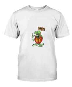 Rat fink hot rod speed WhiteShirt 1