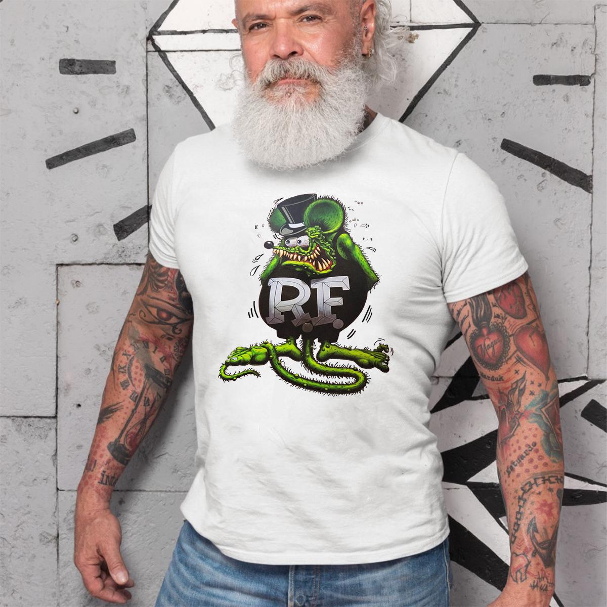 Rat rod custom T shirt 4 Rat rod custom WhiteShirt 2 13678307ce