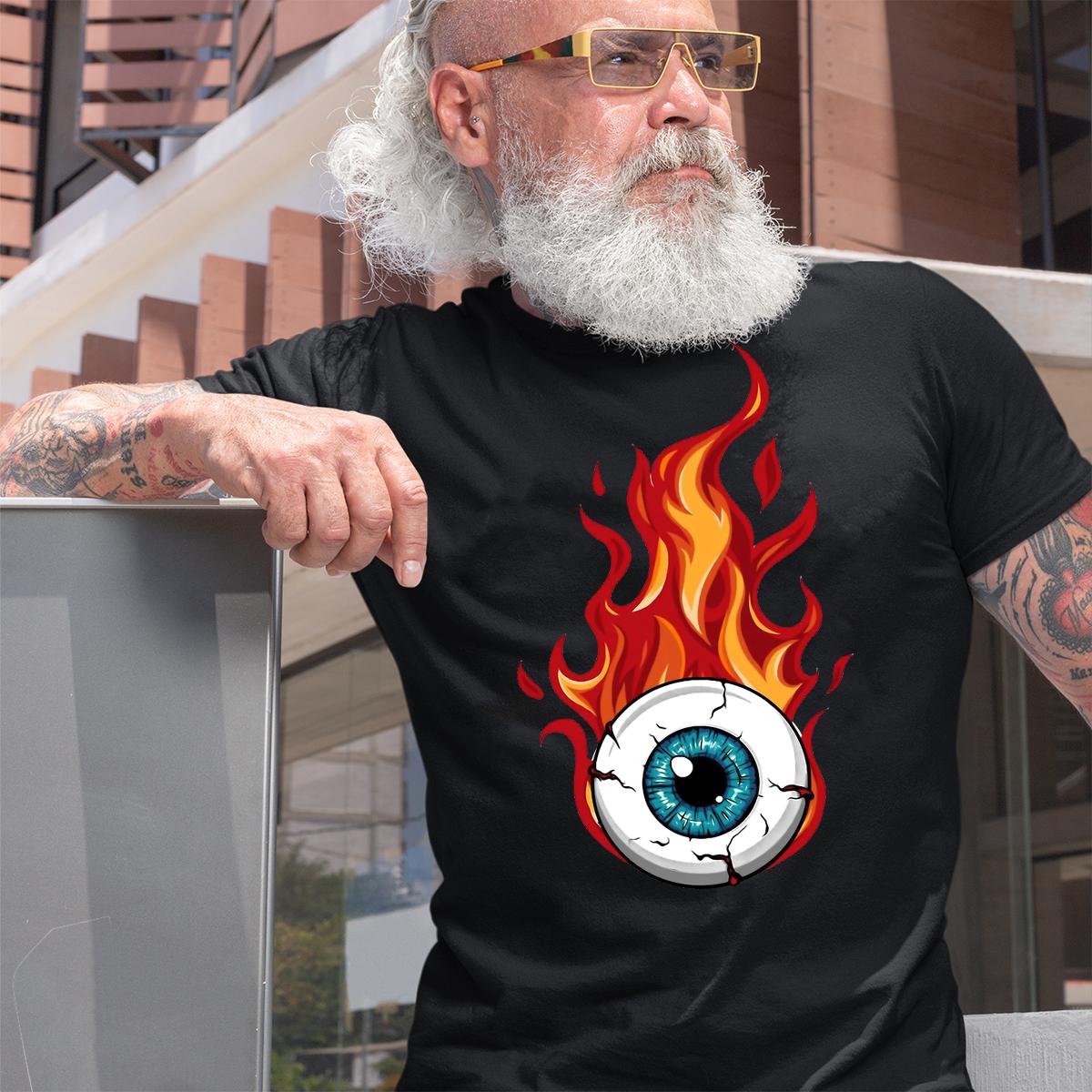 Rat rod flying eyeball T shirt 2 Rat rod flying eyeball BlackShirt 2