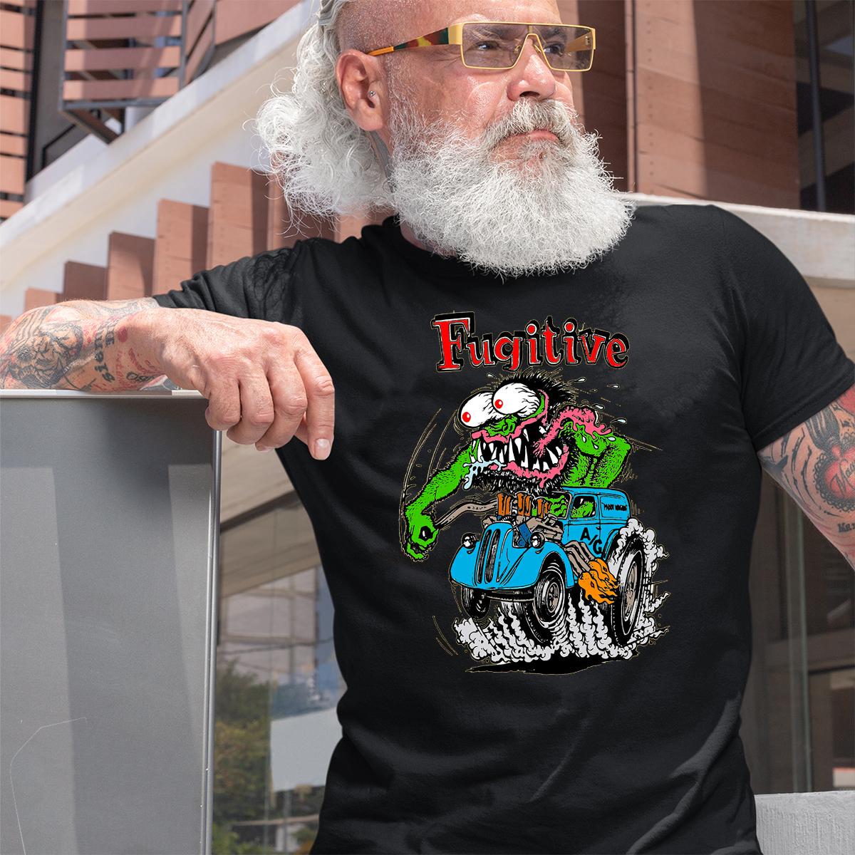 Roth fugitive T shirt 2 Roth fugitive BlackShirt 2
