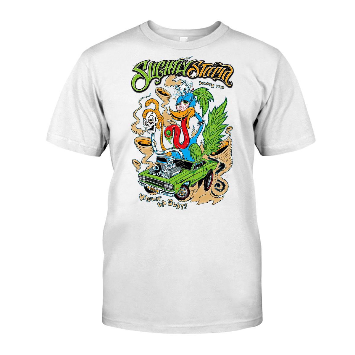 Smoke hot rod T shirt 3 Smoke hot rod WhiteShirt 1