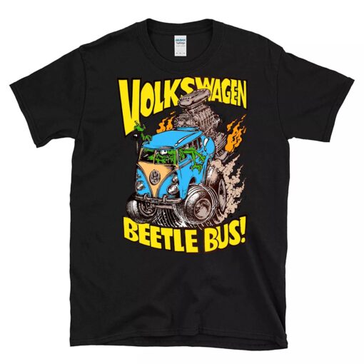 Volkswagen beetle bus-BlackShirt-1