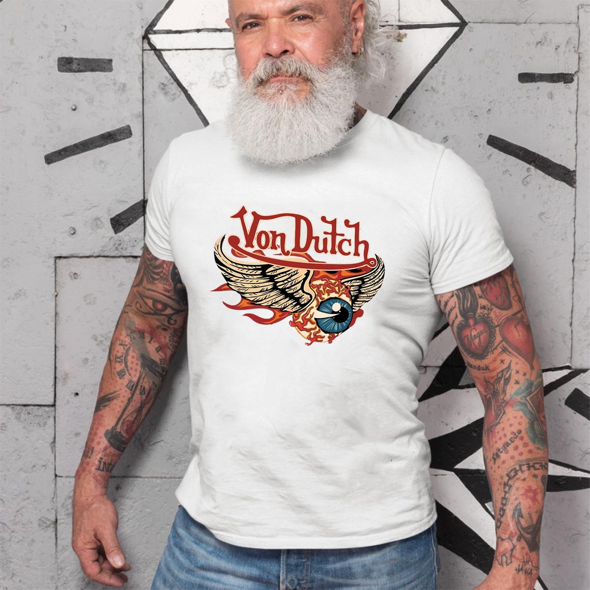 Von Dutch hot rod Flying eyeball T shirt 4 Von Dutch hot rod Flying eyeball WhiteShirt 2 96148cc3d 1353281282