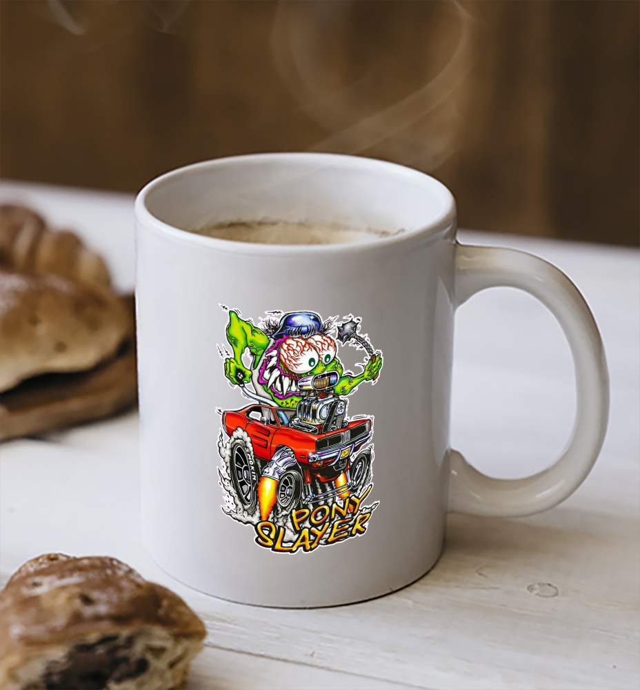 dodge pony slayerblack Mug 2 dodge pony slayerblack Mug 2