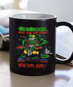 gun control rat fink Mug