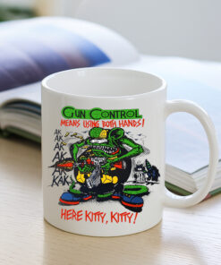 gun control rat fink Mug 3