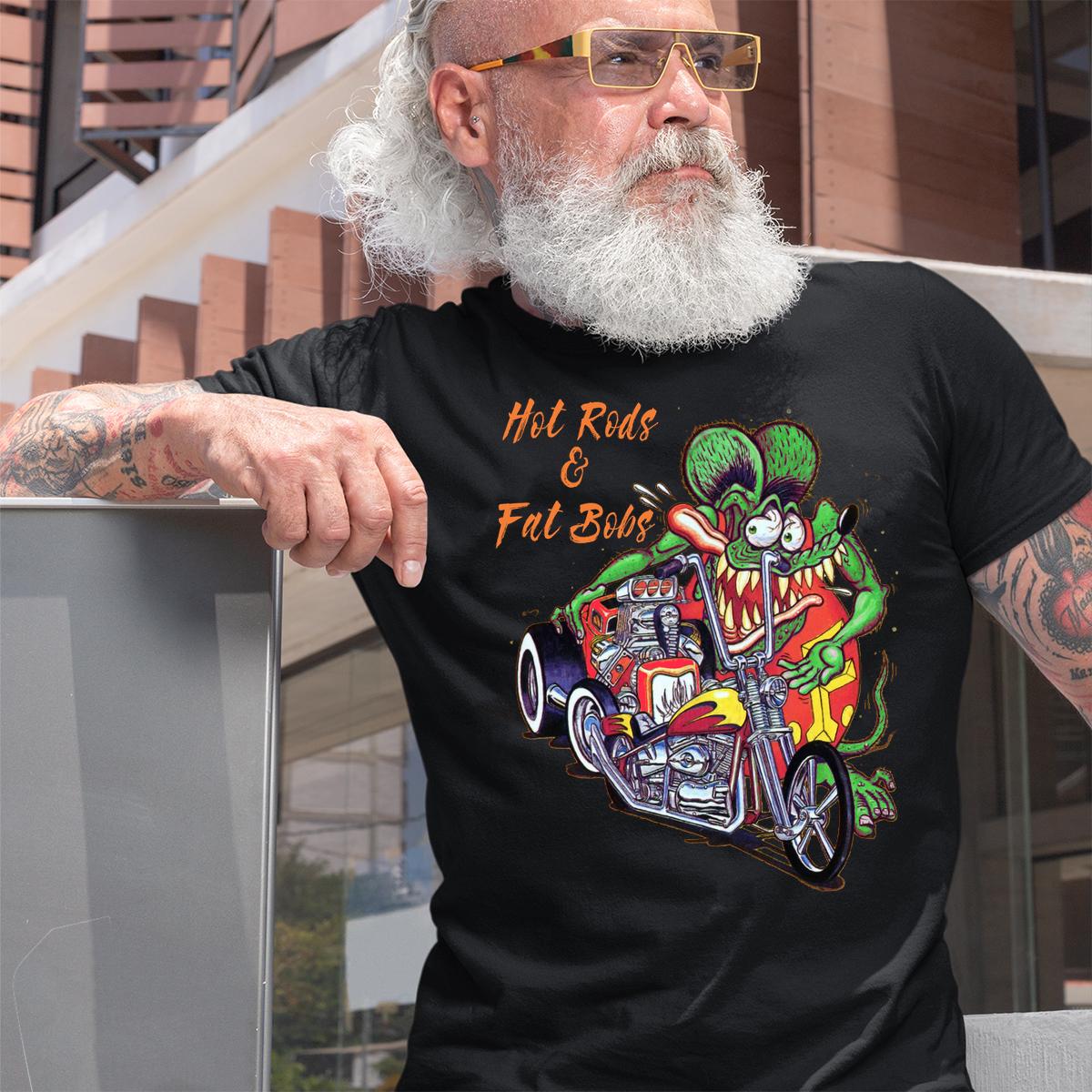 hot rod and fat bobs T shirt 2 hot rod and fat bobs BlackShirt 2