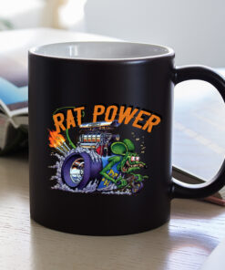 hot rod rat power Mug