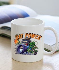 hot rod rat power Mug 3