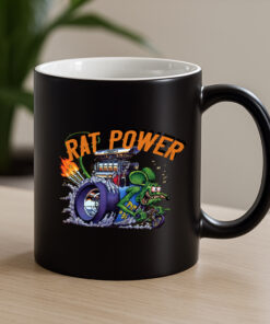 hot rod rat power Mug 4