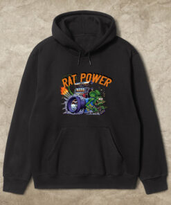 hot rod rat power hoodie