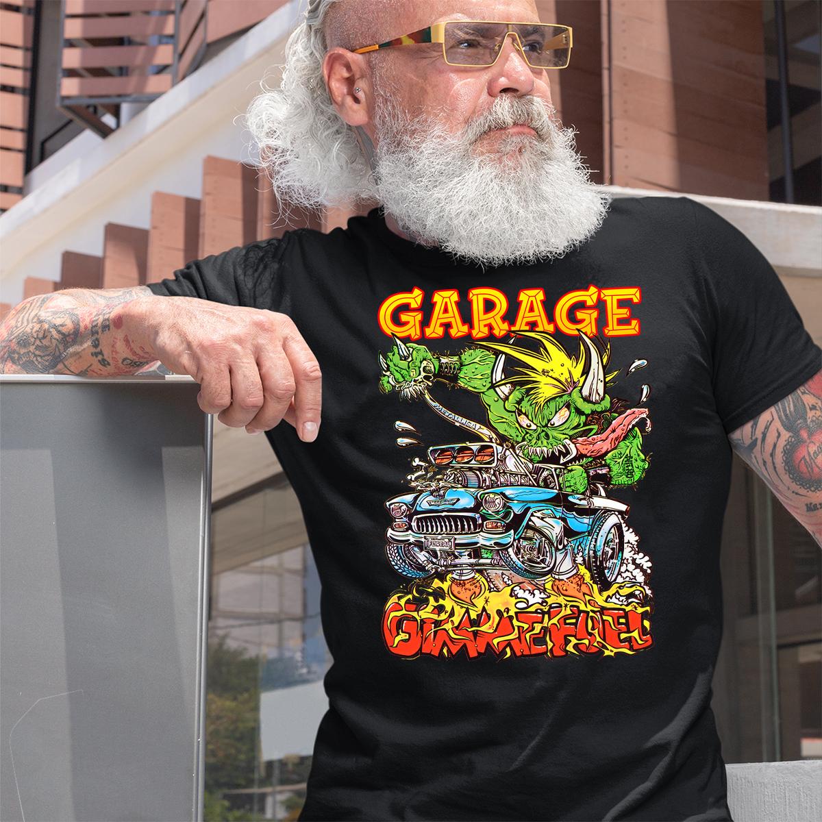 hotrod garage T shirt 2 hotrod garage BlackShirt 2