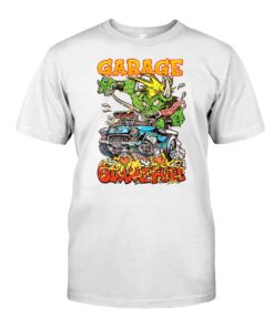 hotrod garage T shirt 7 hotrod garage WhiteShirt 1