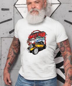 hotrod santa T shirt 8 hotrod santa WhiteShirt 2 95224ecfc