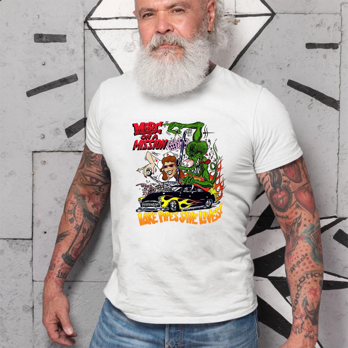 merc on a mission T shirt 4 merc on a mission WhiteShirt 2