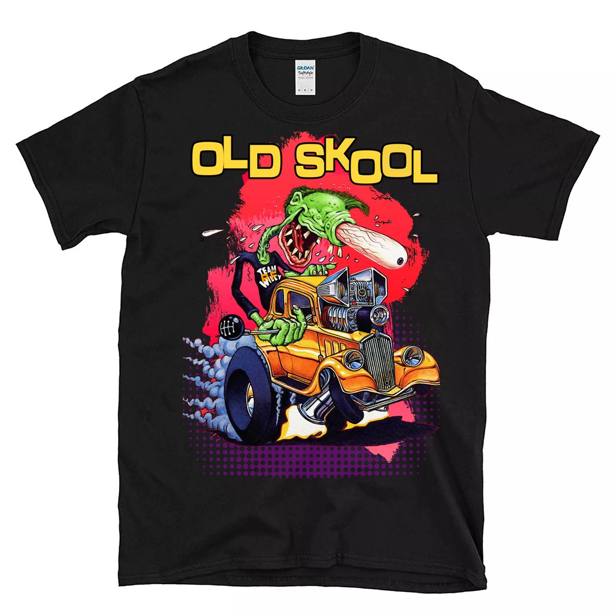 old skool rat fink T shirt 1 old skool rat fink BlackShirt 1