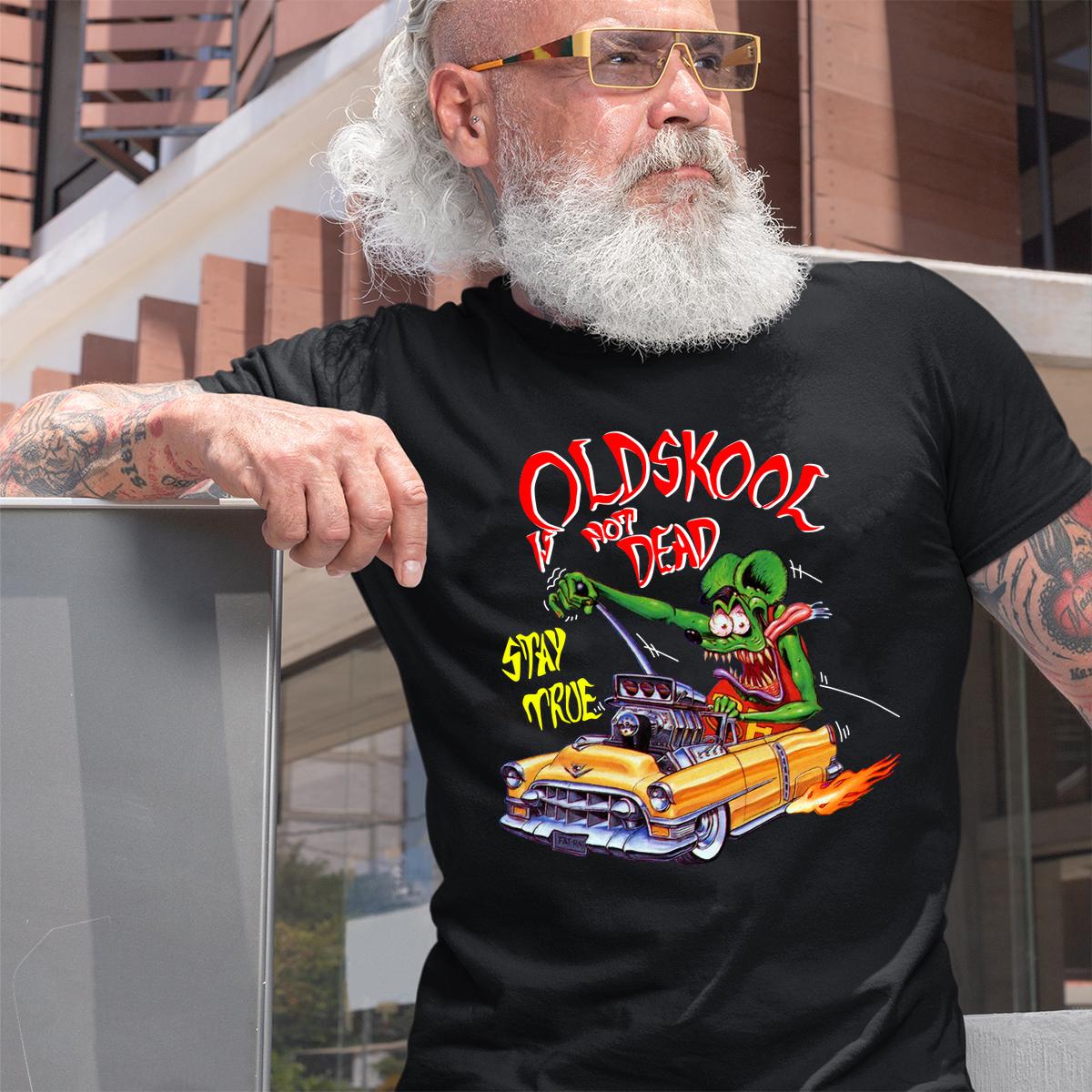 oldskool is not dead T shirt 2 oldskool is not dead BlackShirt 2