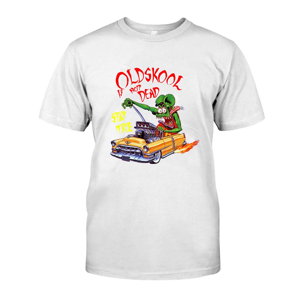 oldskool is not dead T shirt 3 oldskool is not dead WhiteShirt 1