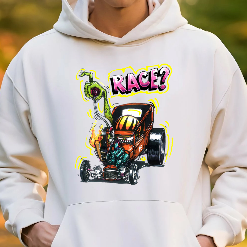 race hot rod rat fink hoodie 3 race hot rod rat fink hoodie 3