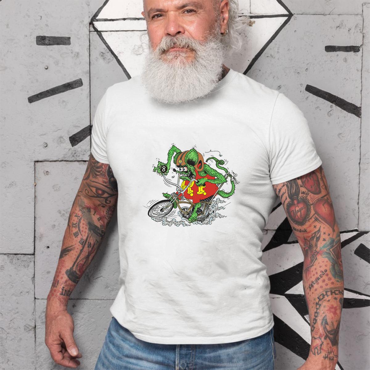 rat fink bicycle T shirt 4 rat fink bicycle WhiteShirt 2