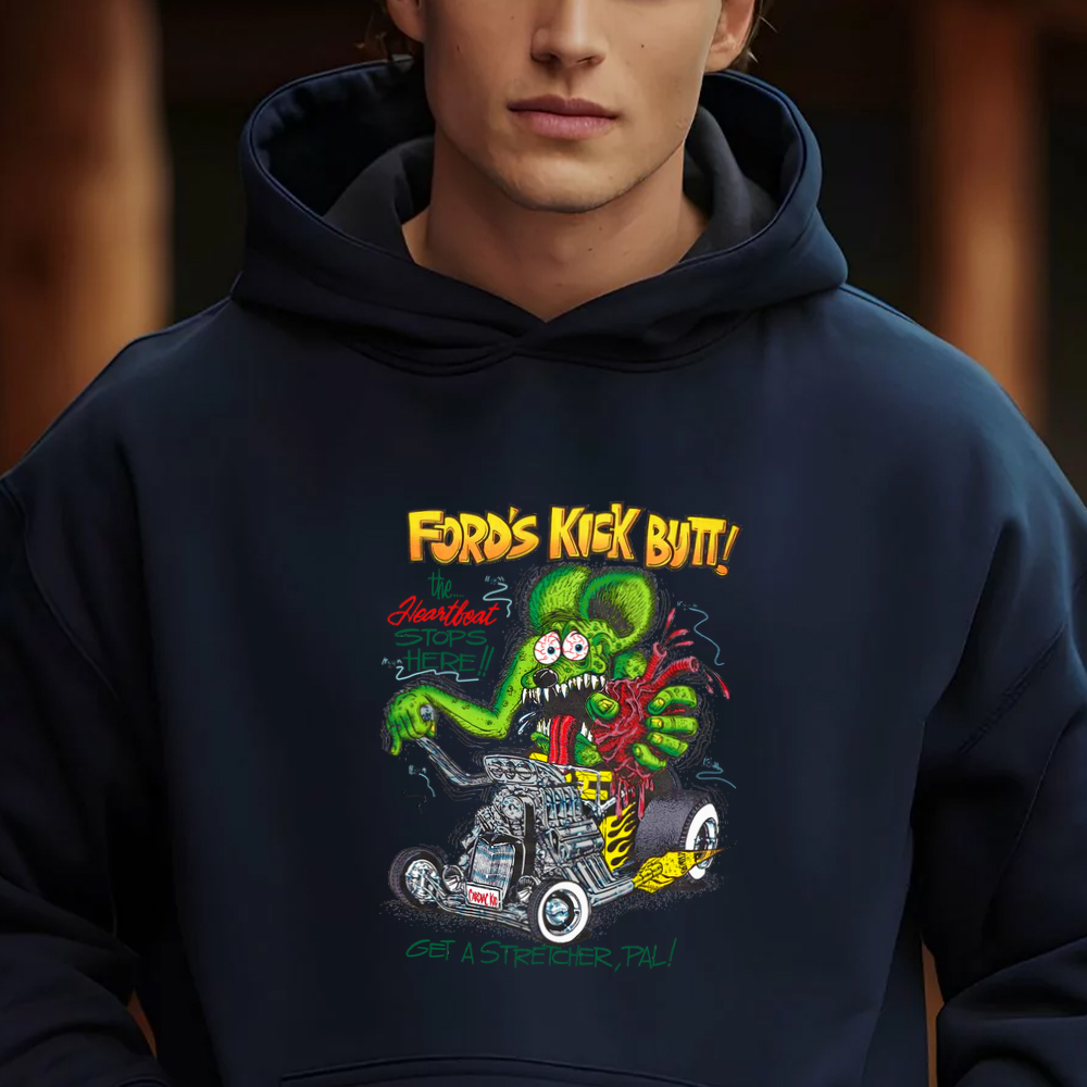 rat fink ford kick butt hoodie 2 rat fink ford kick butt hoodie 2